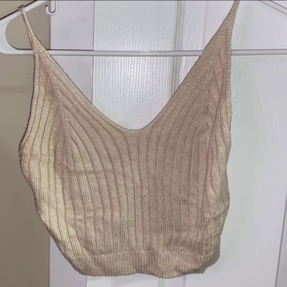 Beige crop top - Picture 1 of 1